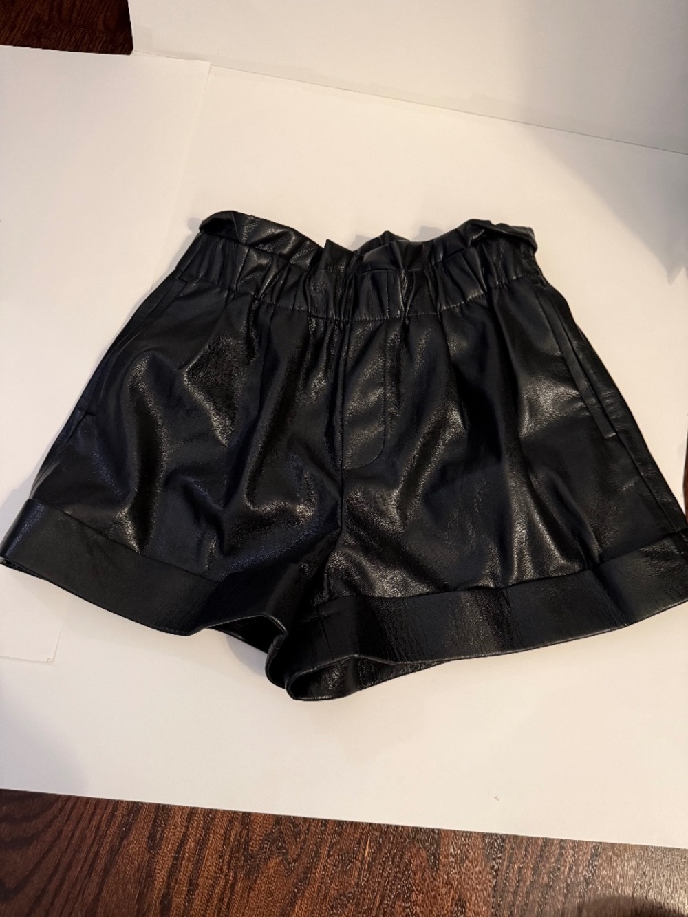 Alice + Olivia Leather Shorts